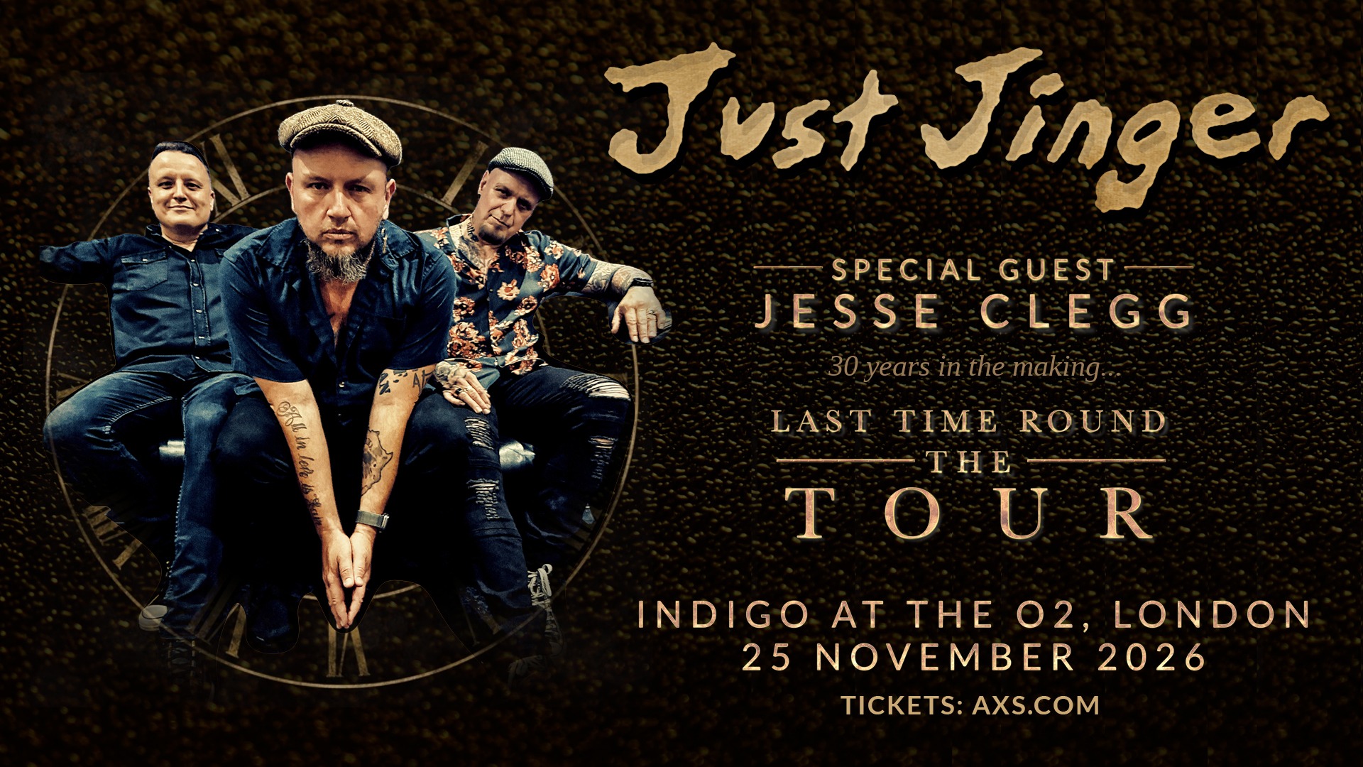 Just Jinger: Last Time Round Tour, Indigo at The O2, London, 25 November 2026